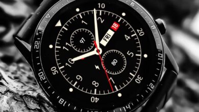 Classic black HQ analog watch face theme