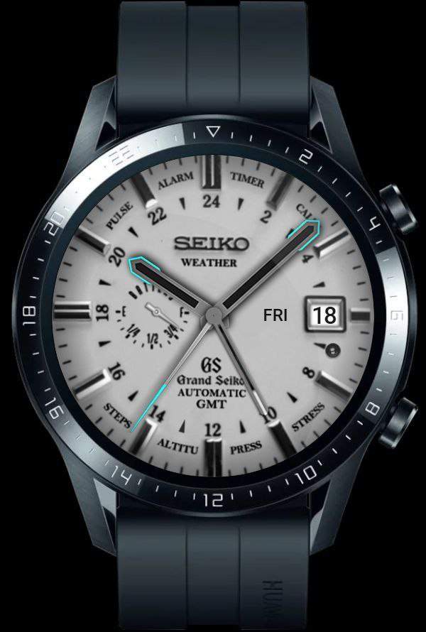 Seiko modified HQ Hybrid watchface theme