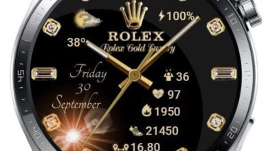 Rolex golden HQ Hybrid watchface theme