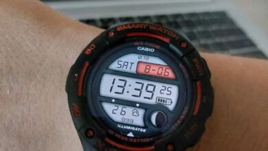 Casio ported HQ LCD digital watch face theme