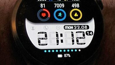 World of fitness digital watch face theme