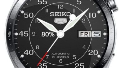 Seiko black hybrid watchface theme