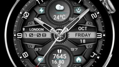 Black rock HQ Hybrid watchface theme