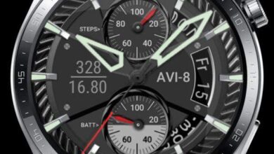 Hawker Hunter HQ watch face theme