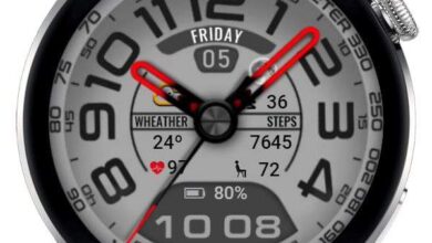 Amazing HQ white hybrid watchface theme