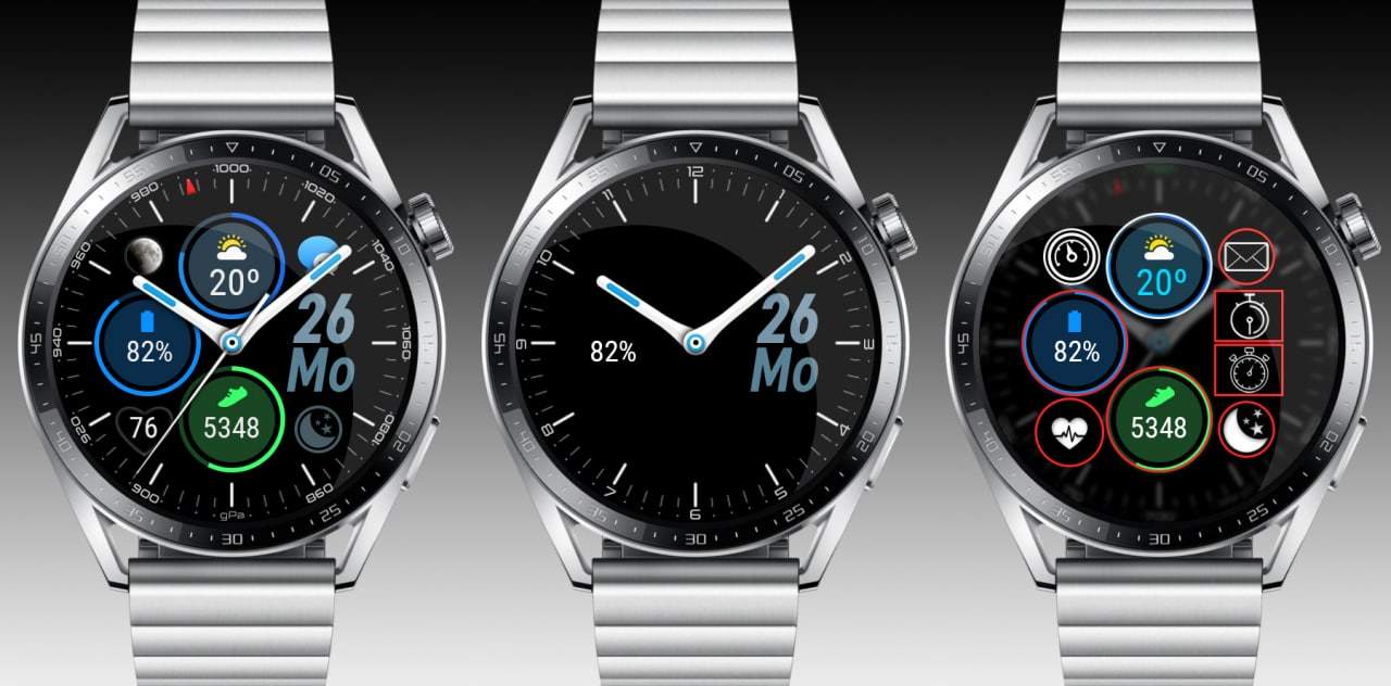 Amazing HQ Hybrid watchface with changeable widgets