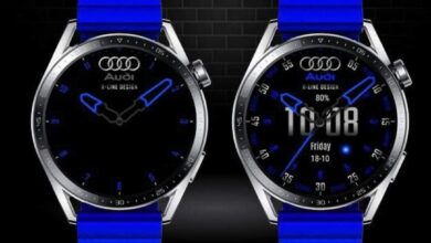 Audi blue HQ watch face theme