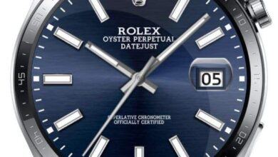 Rolex blue HQ realistic watch face theme