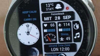 Keep calm and carry on hybrid watchface theme