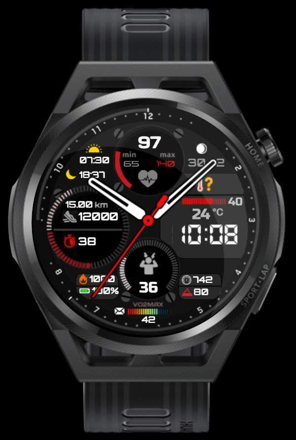 Titanium runner HQ Hybrid watchface theme
