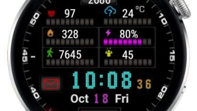 Fitness freaks goal oriented digital watch face theme