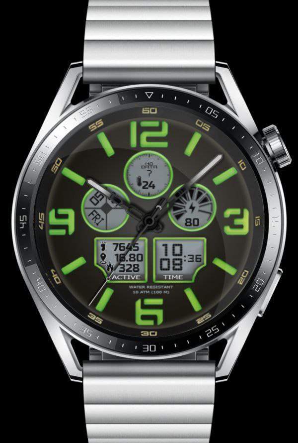 5 LCD HQ hybrid watch face theme
