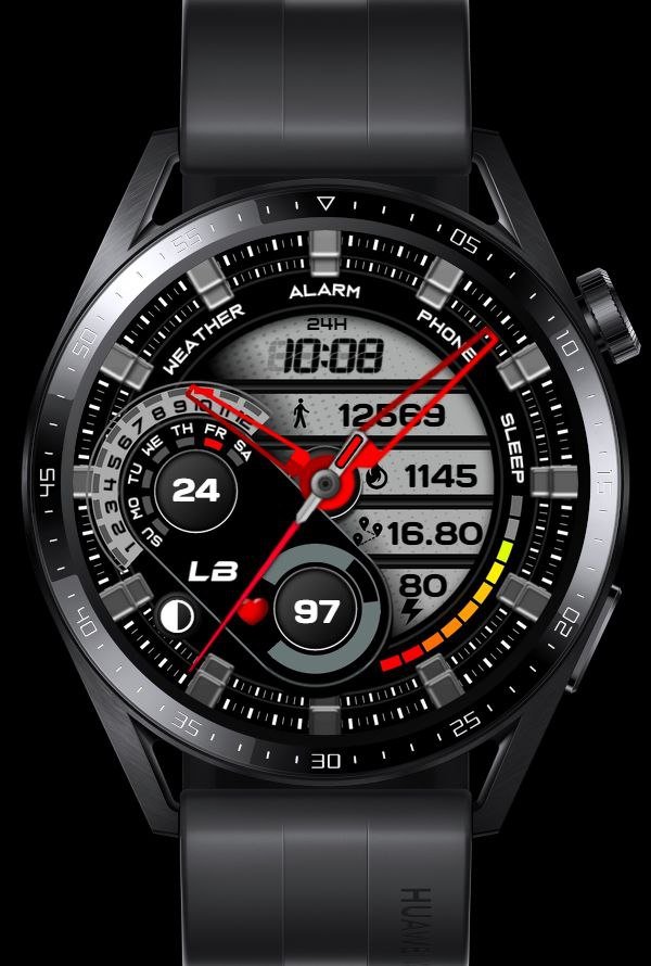 Samsung Watch 5 ported HQ watch face theme
