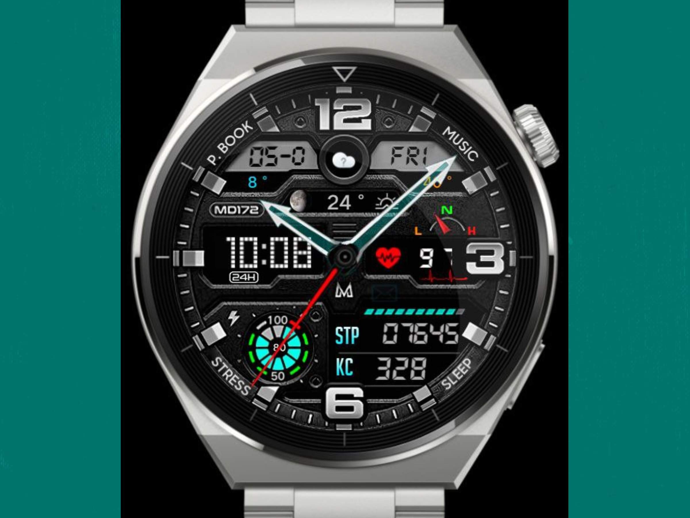 High quality Samsung ported hybrid watch face theme