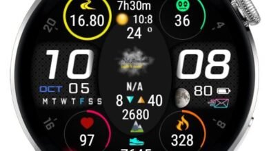 Fitness dream digital hq watch face theme
