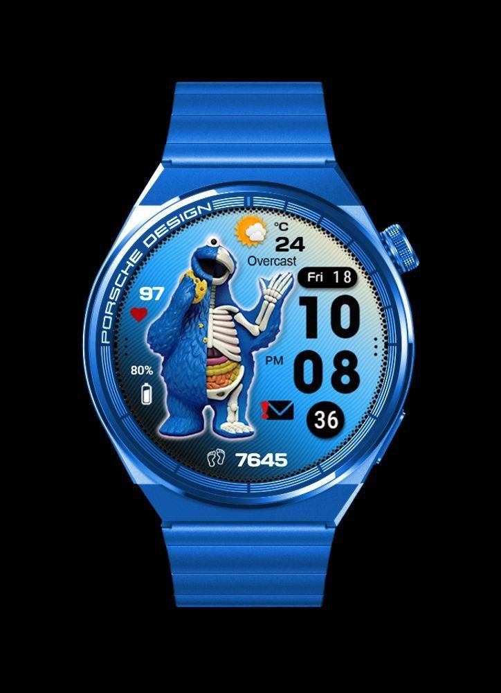 Ping pong hq colorful eye-catching digital watch face theme