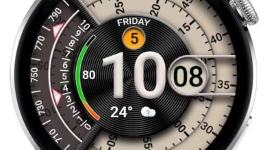 Rotating time HQ digital watch face theme