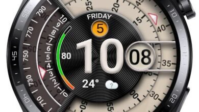 Rotating moving time HQ digital watch face theme