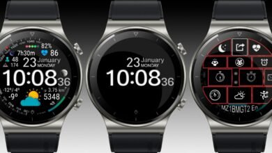Beautiful digital watch face with AOD like screen