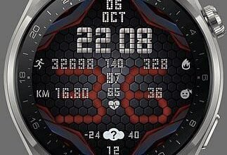 Spider cave digital watch face theme