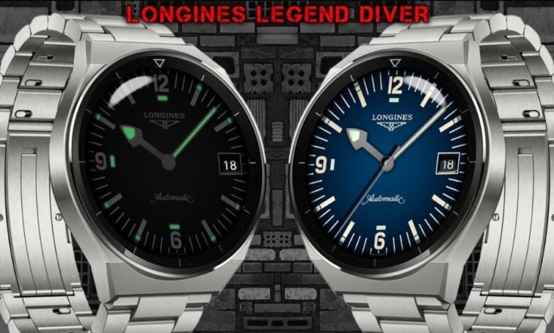 Longines hq analog watch face theme with aod