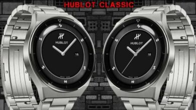 Hublot classic HQ black watch face theme