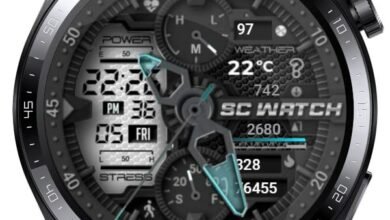 Dark matter HQ Hybrid watchface theme