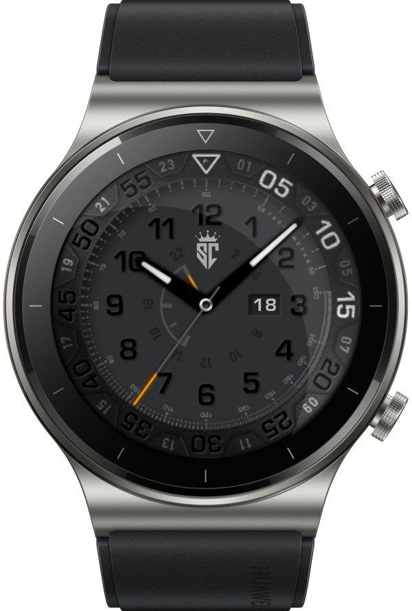 Black grey HQ analog watch face theme