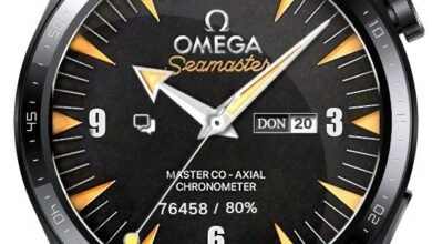 Omega SeaMaster HQ realistic watch face theme