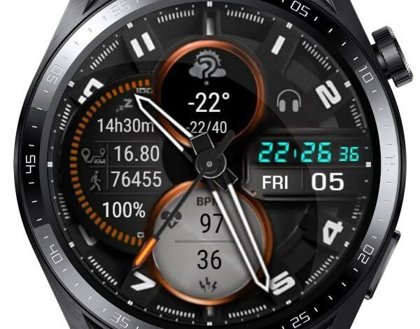 Bronze HQ Hybrid watchface theme