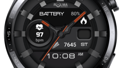 Rolma Ported HQ hybrid watch face theme for GT3 series