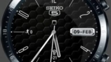 Seiko HQ analog watch face theme
