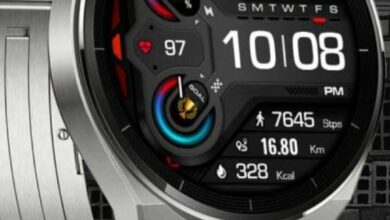 Samsung Watch 5 ported HQ digital watch face theme