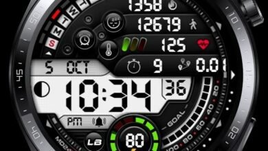 Goal oriented HQ digital watch face theme