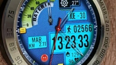 Transparent dials HQ hybrid watchface theme