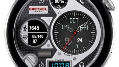 Diesel ported realistic watch face theme