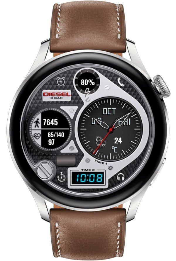 Diesel ported realistic watch face theme