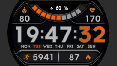 Power nap digital watch face theme