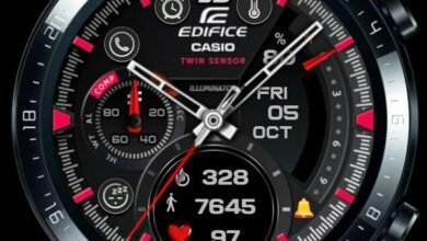 Casio Edifice ported HQ watch face theme