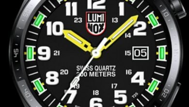 Luminox yellow HQ realistic watch face theme