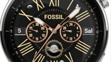 Fossil HQ realistic ported watch face theme
