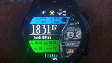 Thème de visage de montre numérique pour les amateurs de voitures