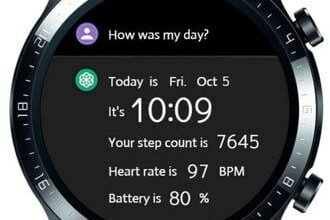 Chat GPT style digital watch face theme