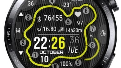 Track your fitness high quality digital watch face theme