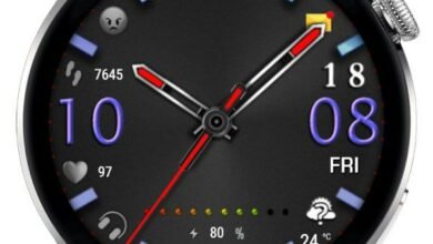 Colorful hybrid watchface theme with full of widgets and shortcuts