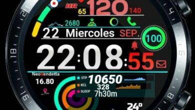 Thème de cadran de montre numérique de haute qualité Fitness Freaks