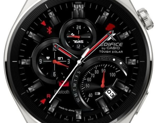 Casio Edifice ultra realistic watch face theme