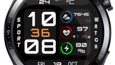 Clear and Clean fonts digital watch face theme