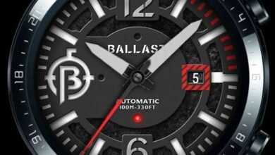 Ballast high quality analog watch face theme