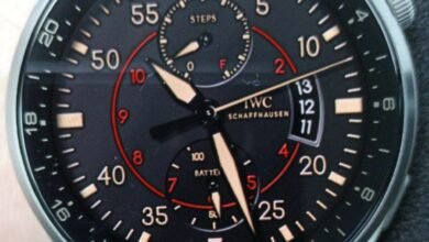 IWC Schaffhausen realistic watch face theme
